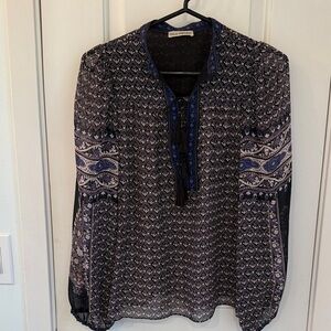 Ulla Johnson Women’s Blue Patterned Top